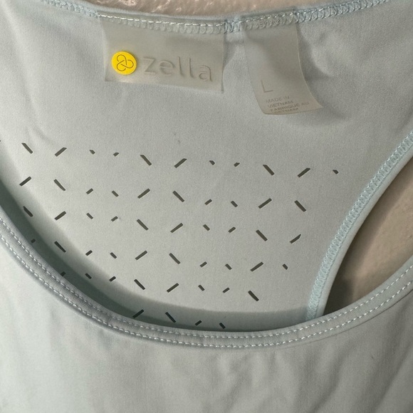 Zella Nova Perforated Racerback Tank Top - Picture 7 of 7